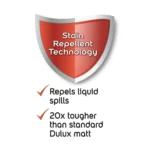 Dulux Easycare Matt Chic Shadow 2.5L - Image 6