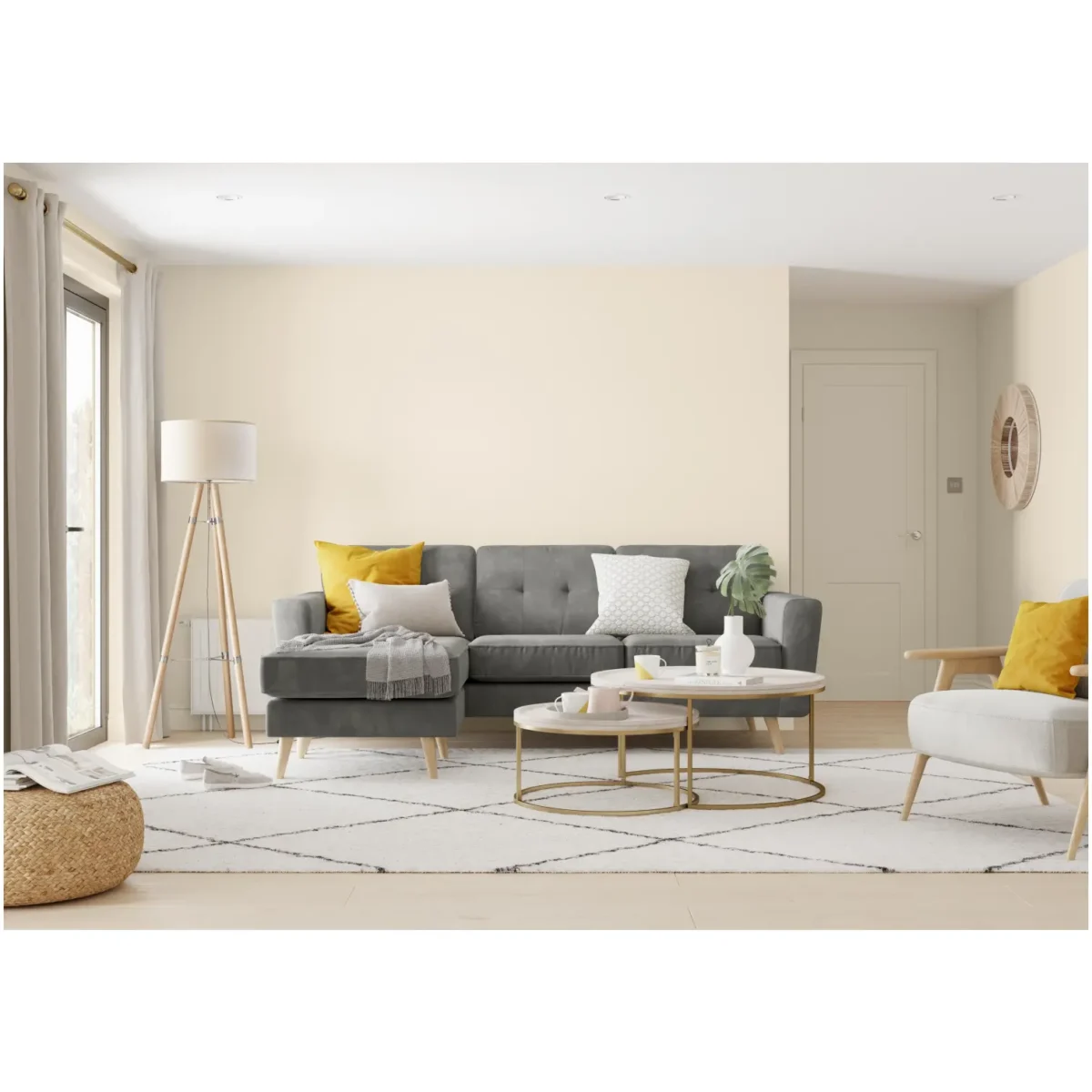 Dulux Easycare Matt Magnolia 2.5L - Image 11