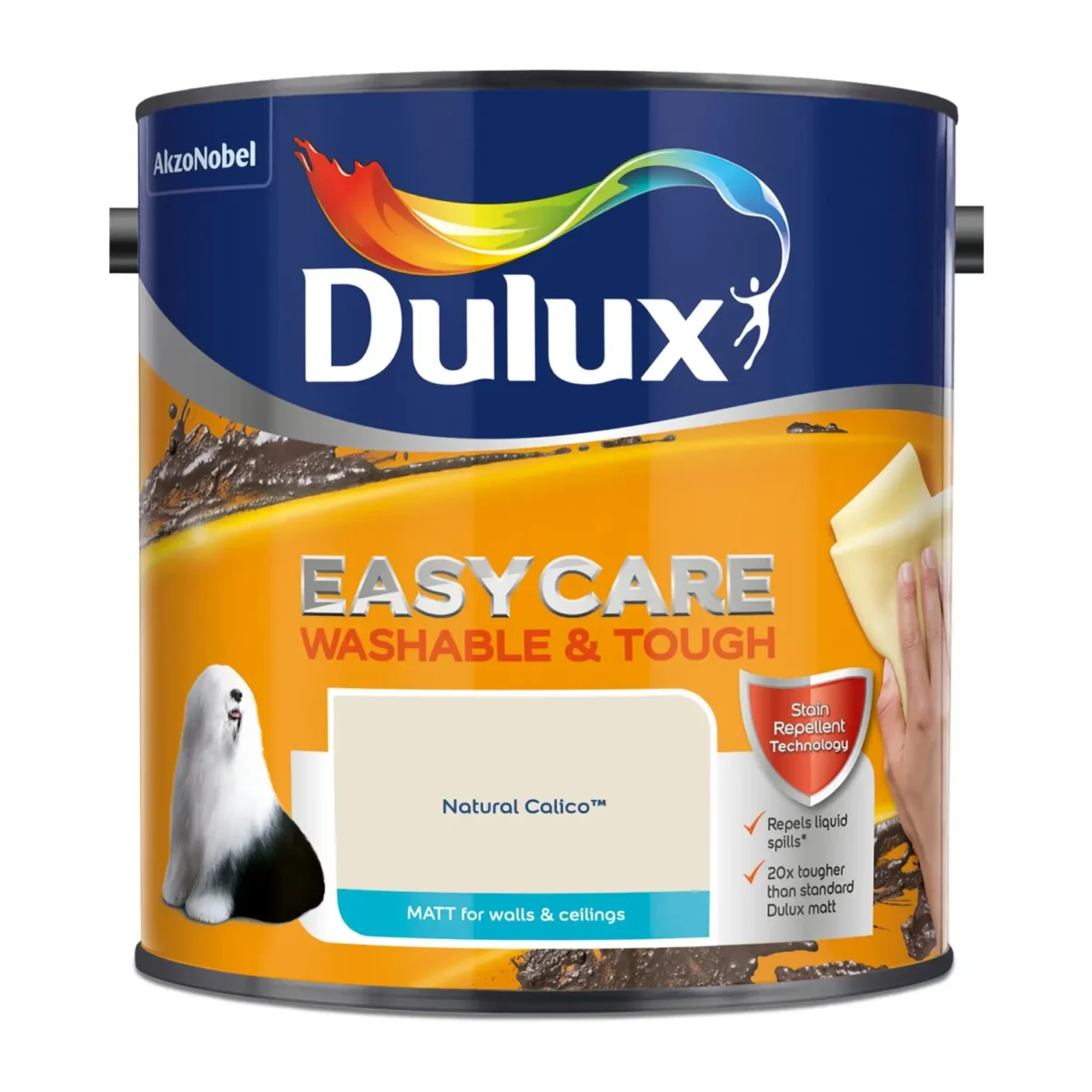 Dulux Easycare Matt Natural Calico 2.5L - Image 1