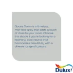 Dulux Easycare Matt Goose Down 2.5L - Image 4