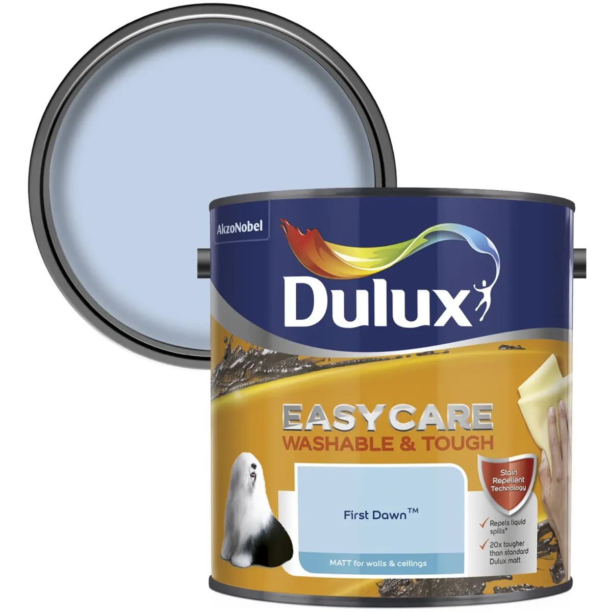 Dulux Easycare First Dawn Matt 2.5L - Image 2