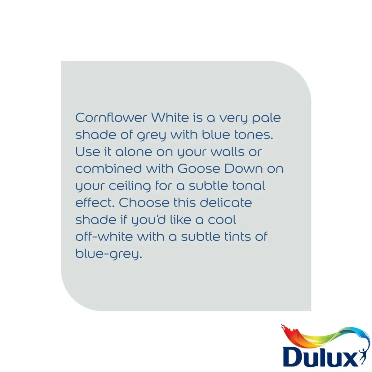 Dulux Easycare Cornflower White 2.5L - Image 3