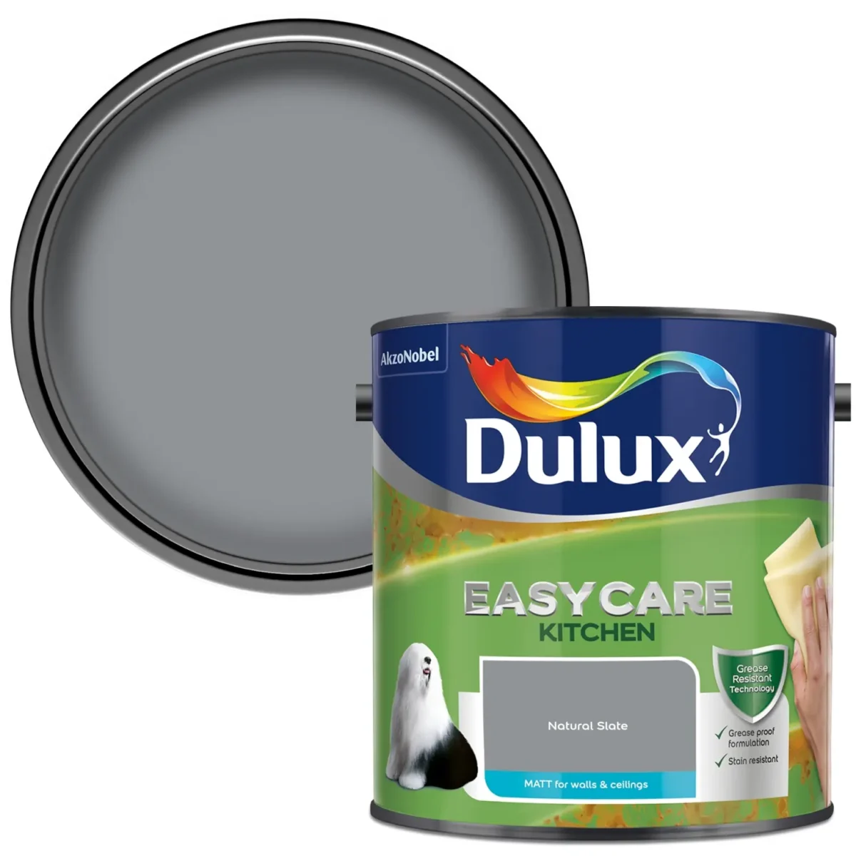 Dulux Kitchen Natural Slate 2.5L - Image 2
