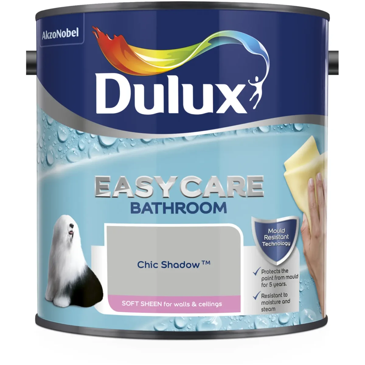 Dulux Easycare Bathroom Chic Shadow 2.5L - Image 1
