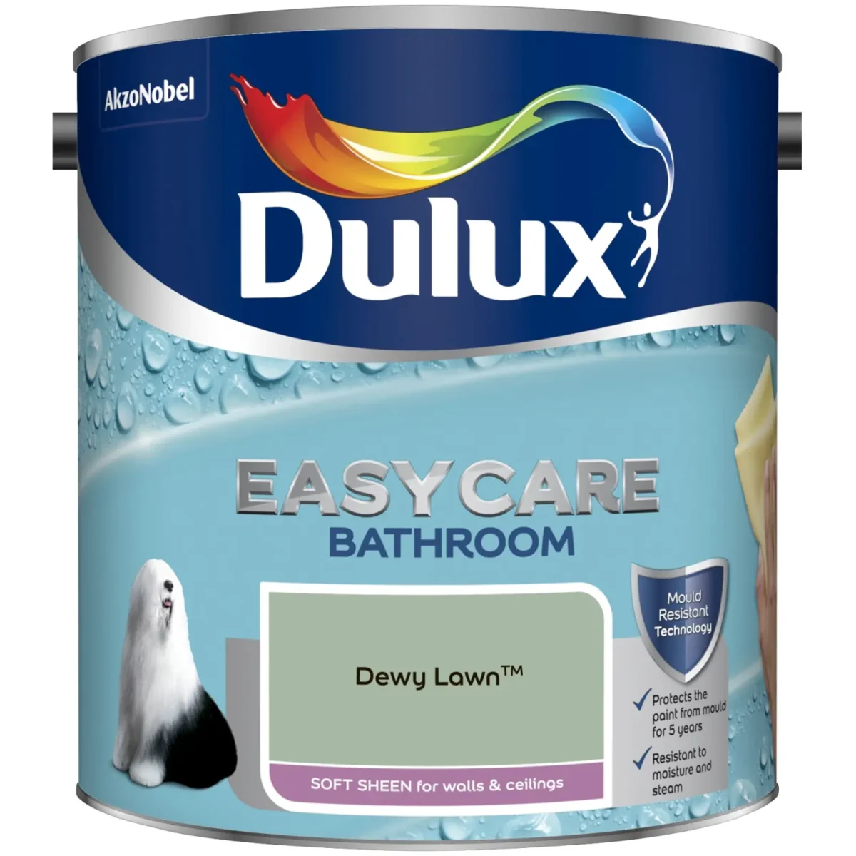 Dulux Bathroom Dewy Lawn 2.5L - Image 1