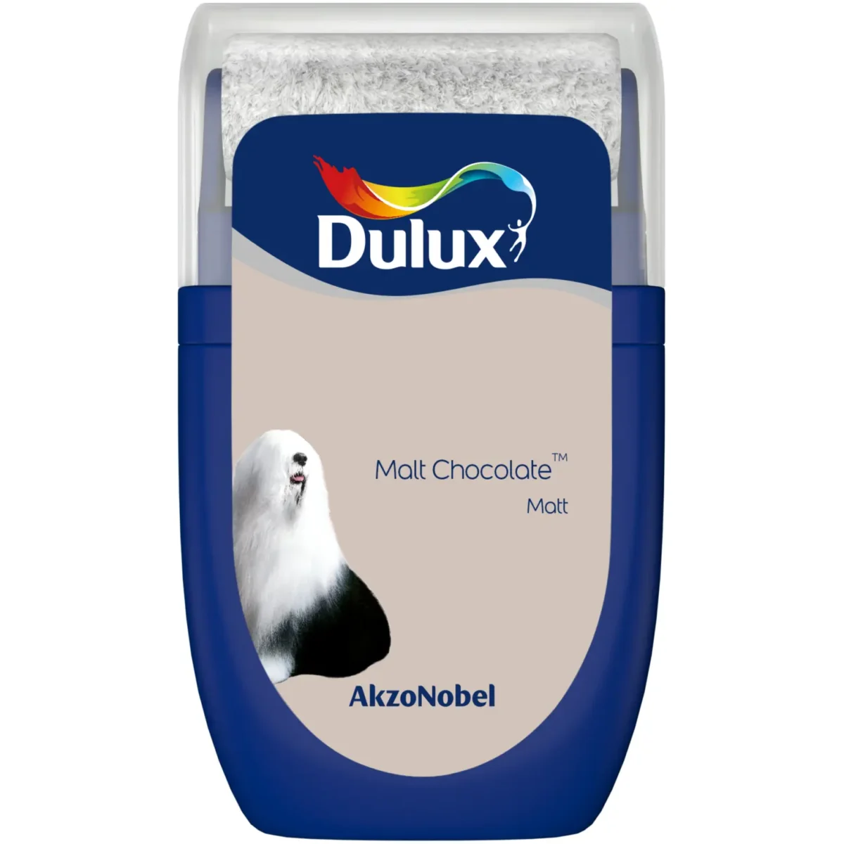 Dulux Tester Malt Chocolate Matt 30ml - Image 1