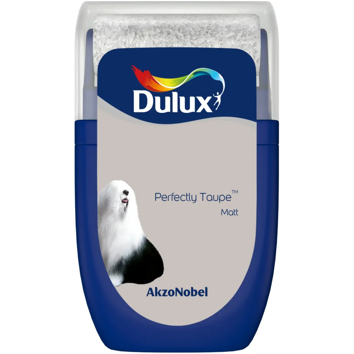 Dulux Tester Perfectly Taupe Matt 30ml - Image 1