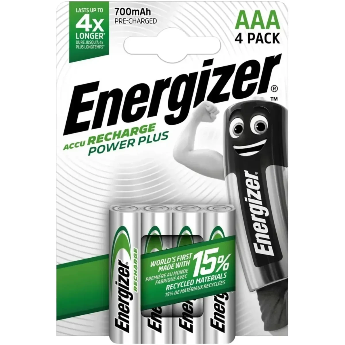 Energizer Rechargeable Battery 700 mAh (CD4) AAA