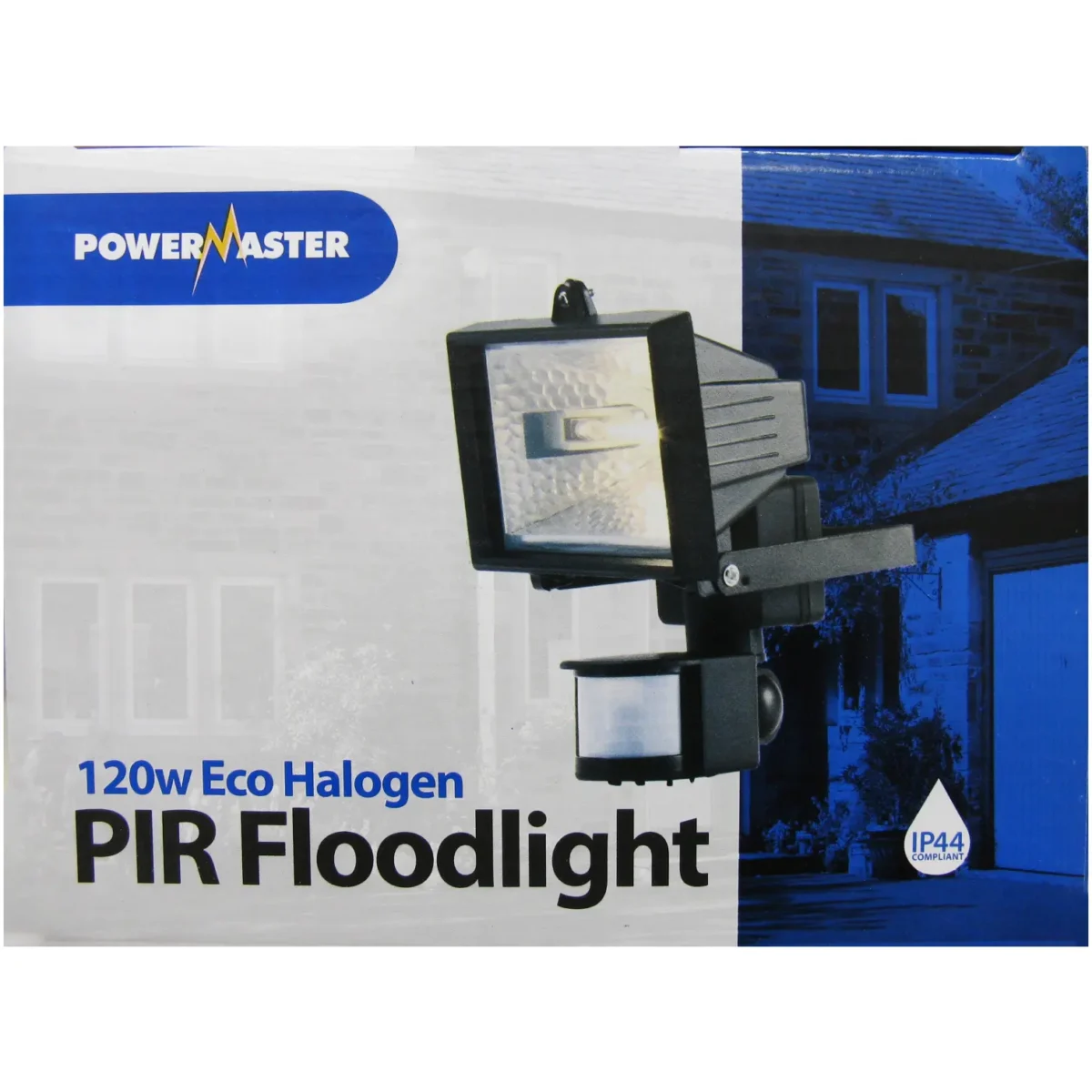 Powermaster 150w Halogen Floodlight PIR - Image 1