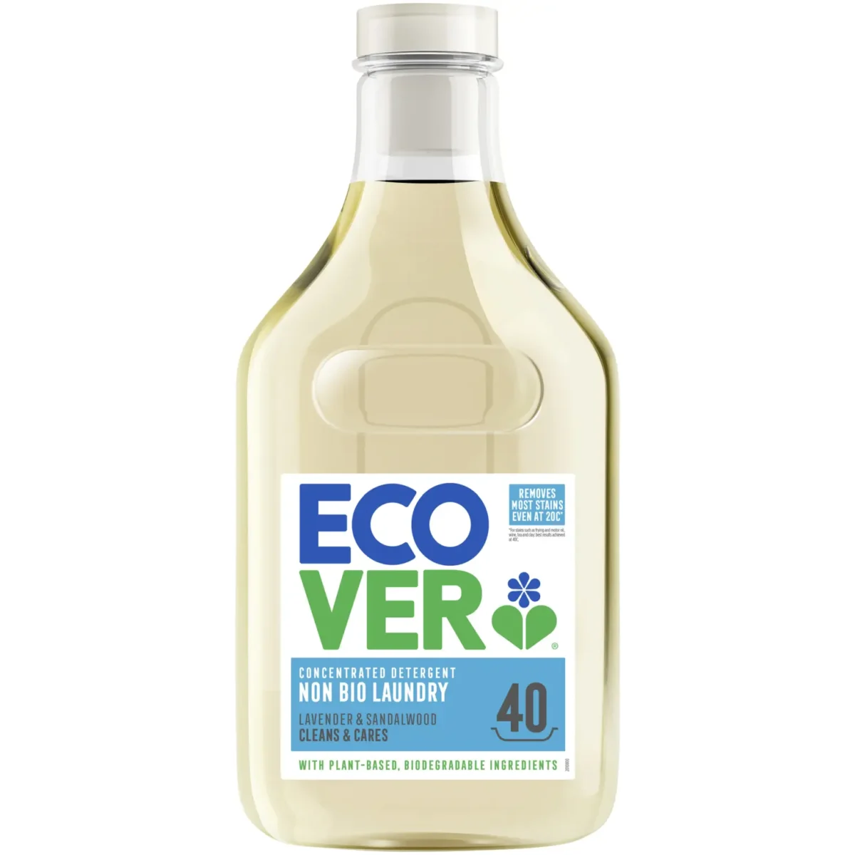 Ecover Laundry Liquid Non Bio 1.43Ltr Concentrated 40 Washes - Image 1