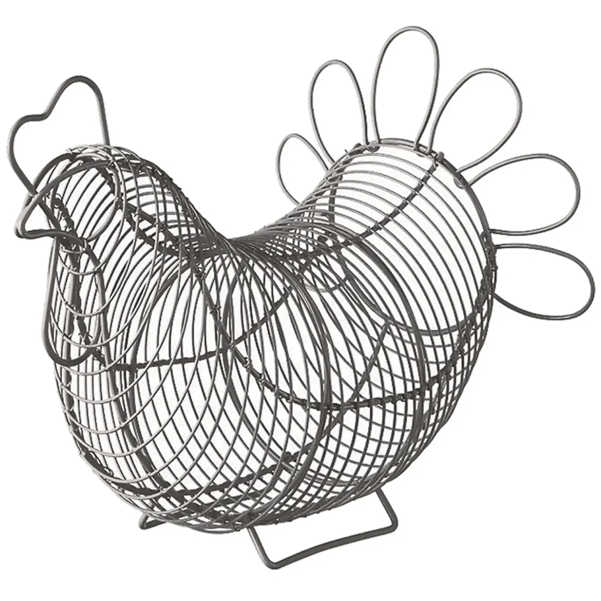 Eddingtons Chicken Egg Basket Grey