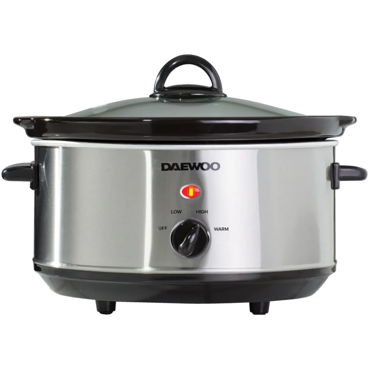 Daewoo Slow Cooker Stainless Steel 3.5Ltr - Image 1