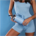 JT Fitness Blue Vacuum Mug 1.14 Litres - Image 2