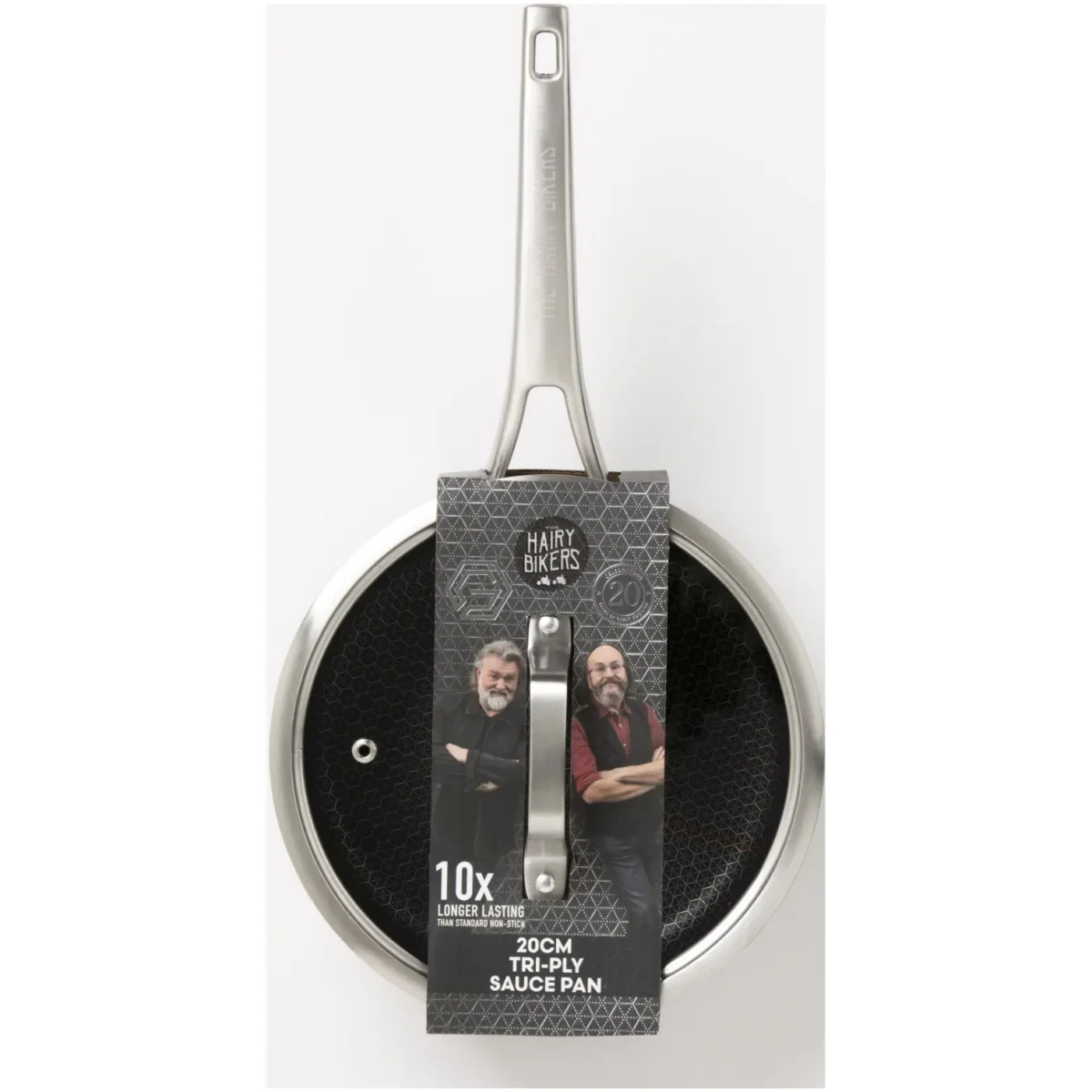 Hairy Bikers Hex Guard Saucepan 20cm - Image 1