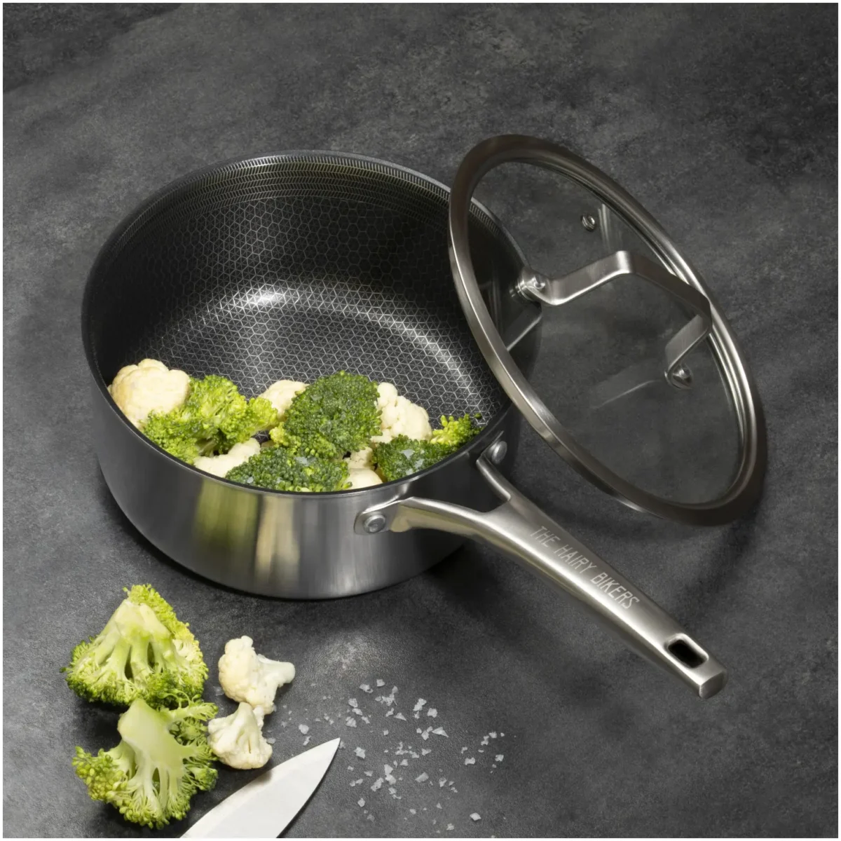 Hairy Bikers Hex Guard Saucepan 20cm - Image 2
