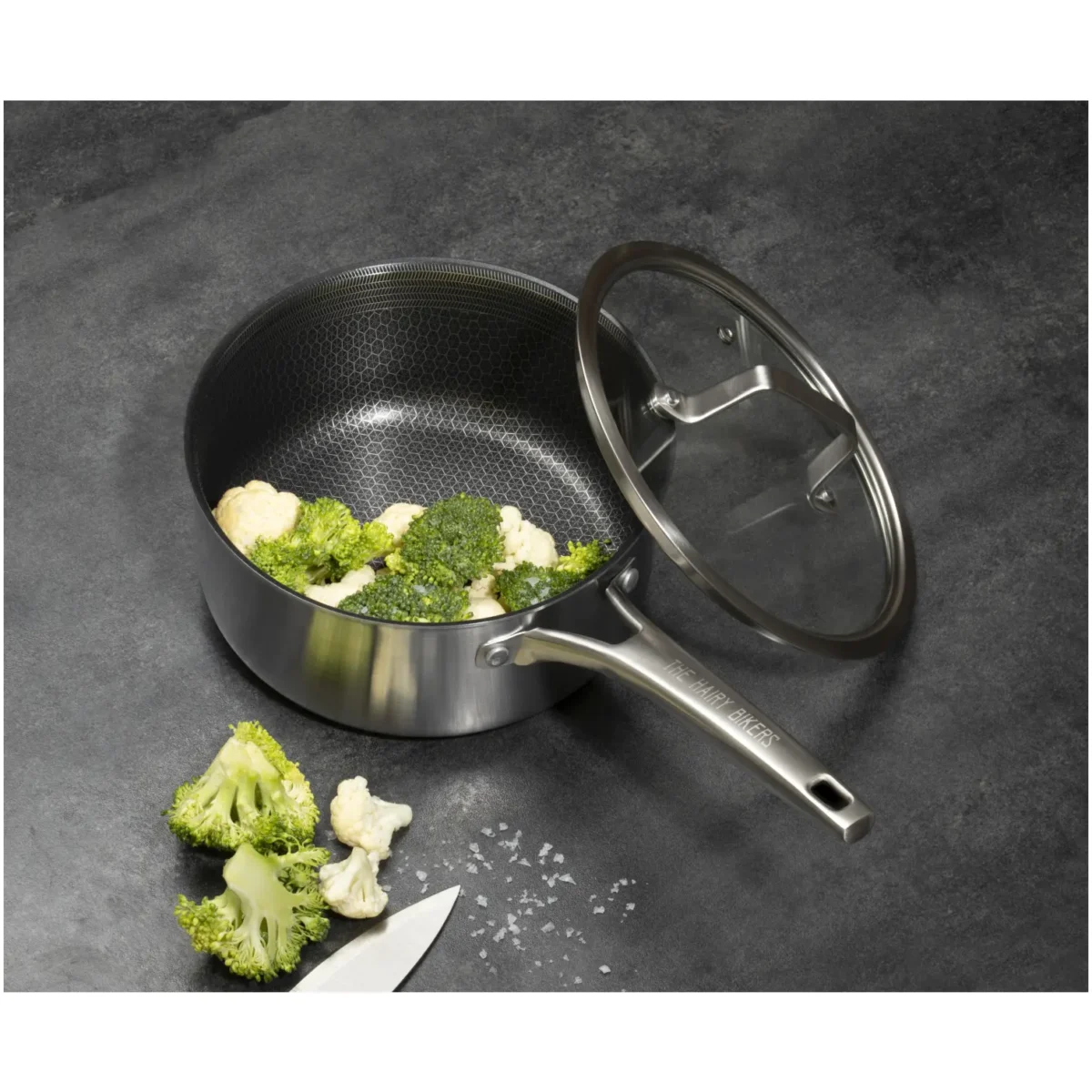 Hairy Bikers Hex Guard Saucepan 20cm - Image 3