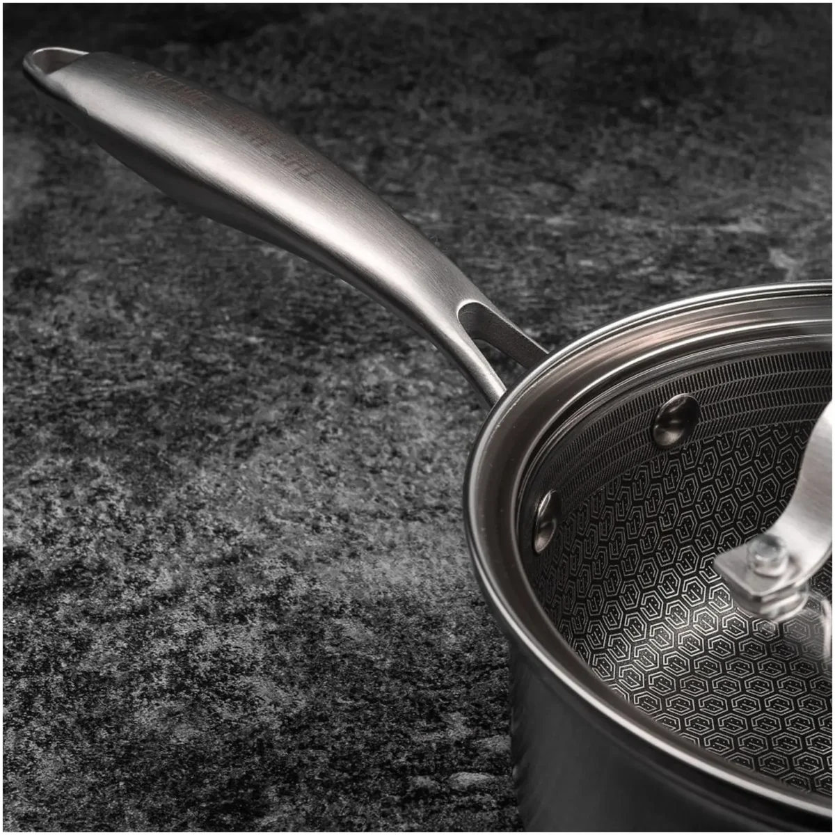 Hairy Bikers Hex Guard Saucepan 16cm - Image 2