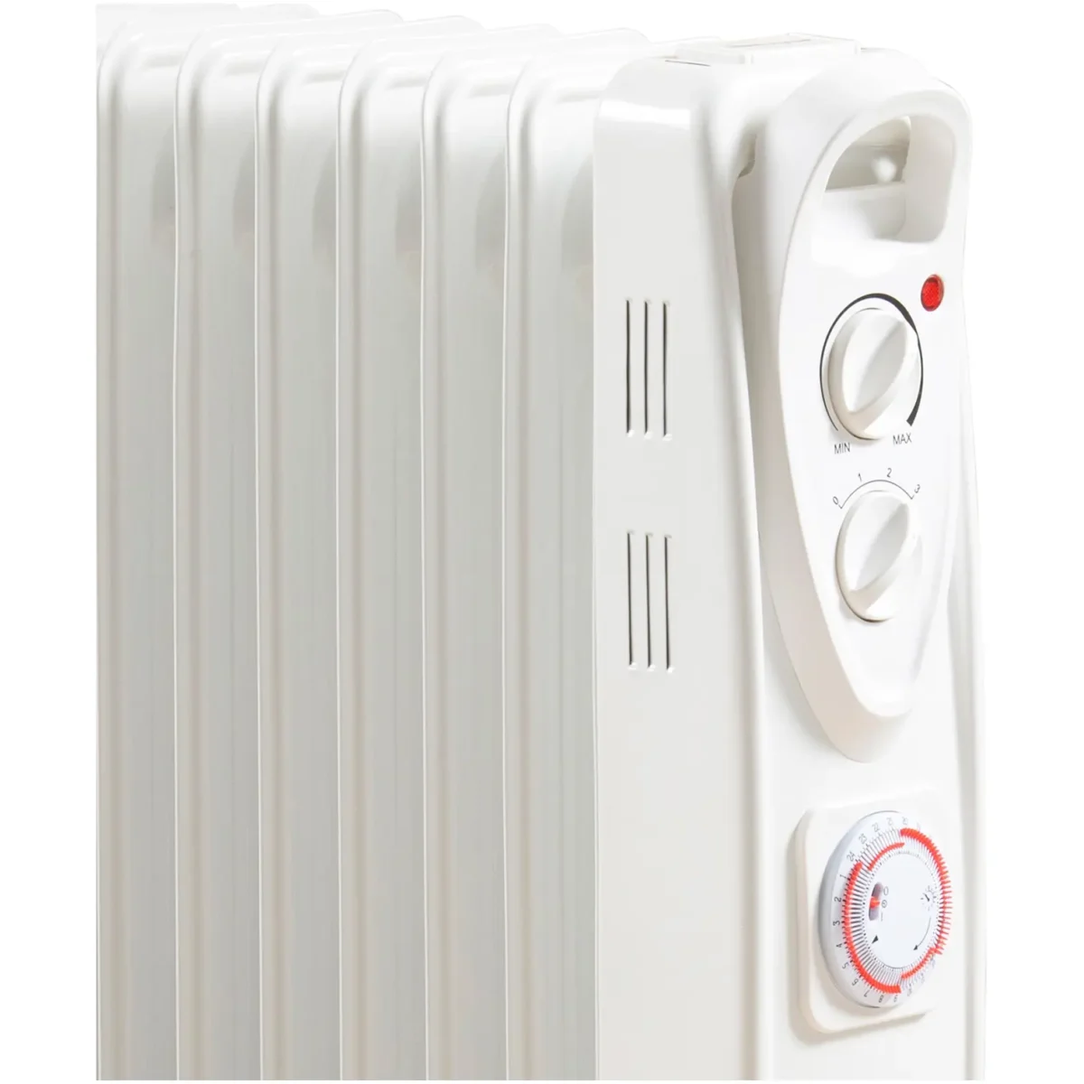 Daewoo 2500W Oil Filled Heater With Timer and 3 Heat Settings - Image 4