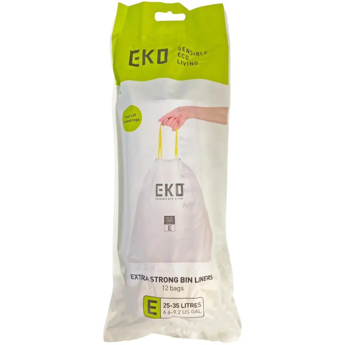 Eko Bin Liner To Suit 25 to 35 Litre Bins Roll of 12 - Image 1