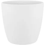 Brussels White Houseplant Pot 18cm