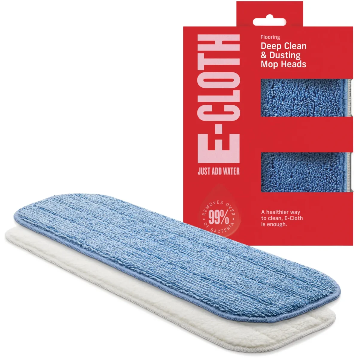 E-Cloth Deep Clean & Dusting Mop Head Pack - Image 1