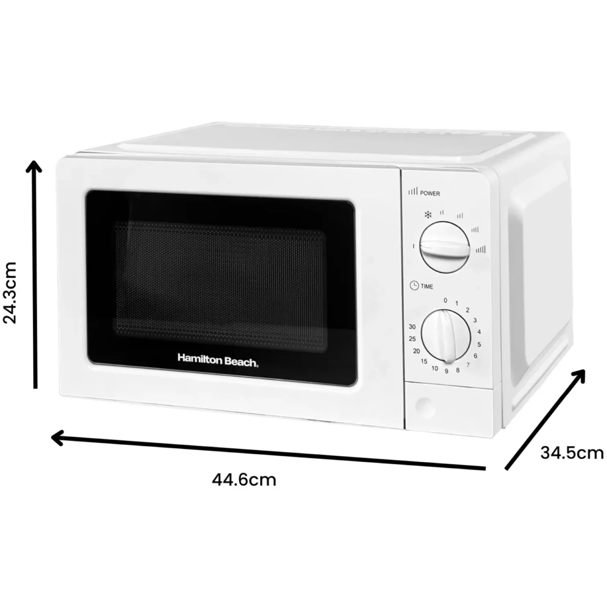 Hamilton Beach 700w 20l Microwave White - Image 7