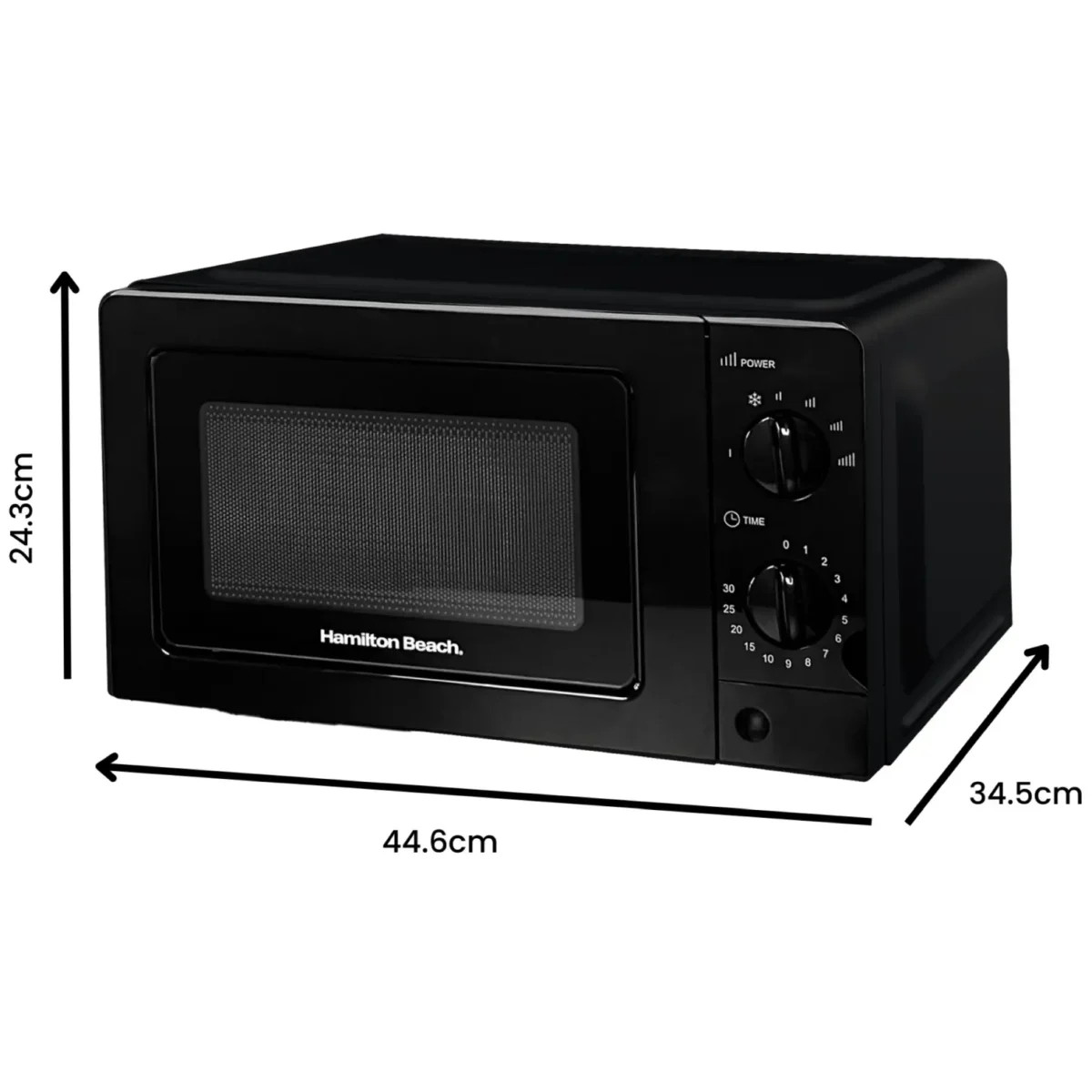 Hamilton Beach HB70T20B Microwave 700w 20 Litre Capacity Black - Image 5