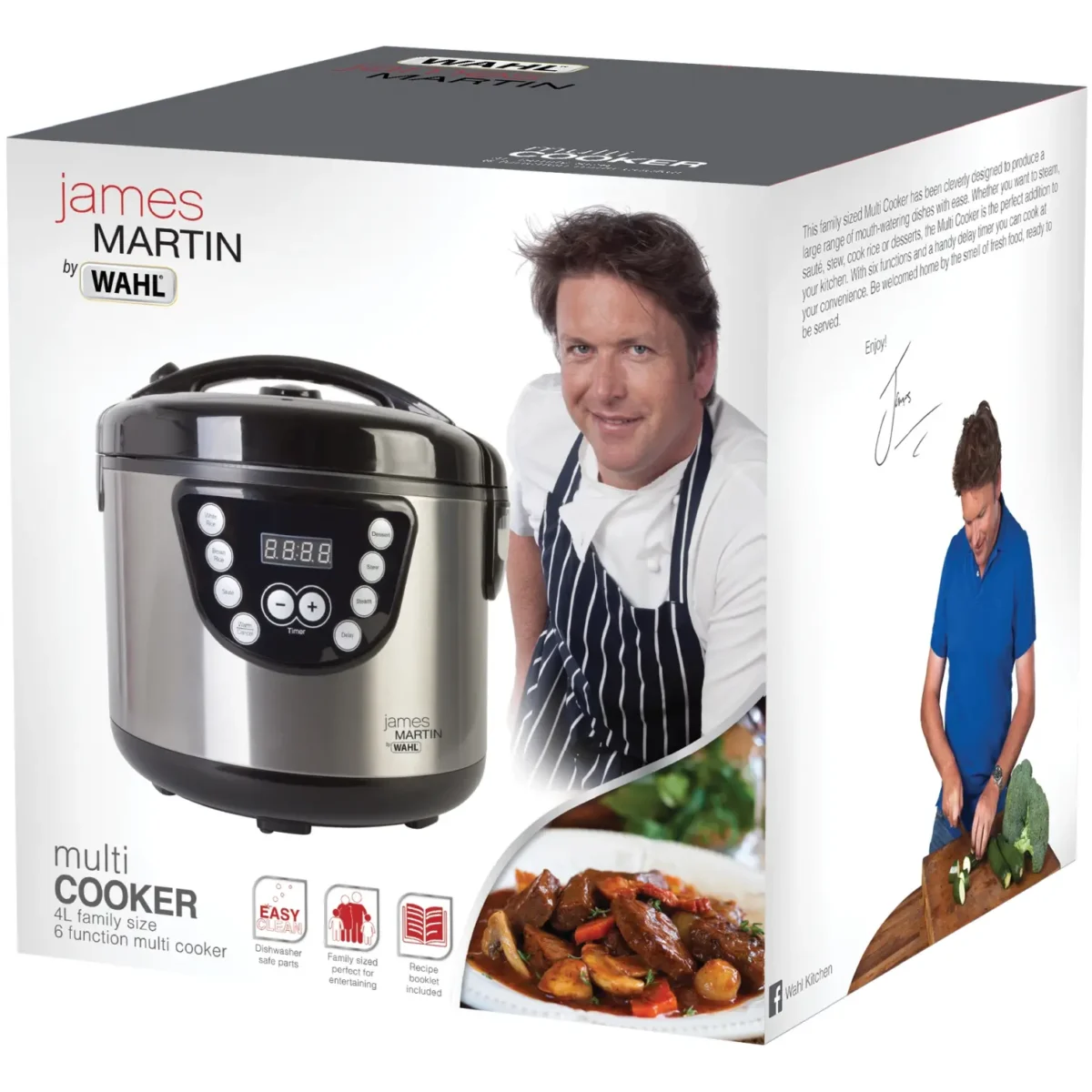 James Martin ZX916 Multi Cooker 4 Litre Capacity - Image 9