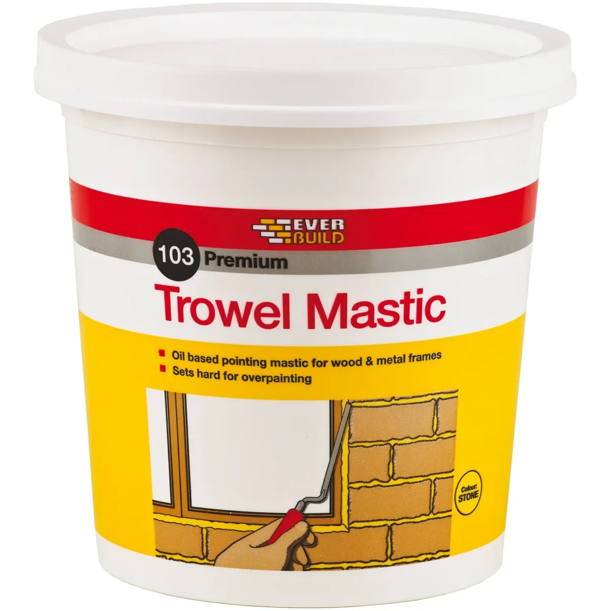 Everbuild Trowel Mastic Stone 3kg - Image 1