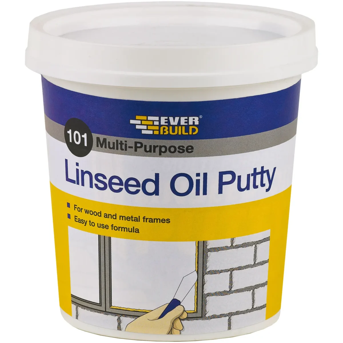 Everbuild Multipurpose Putty 0.5kg - Image 1