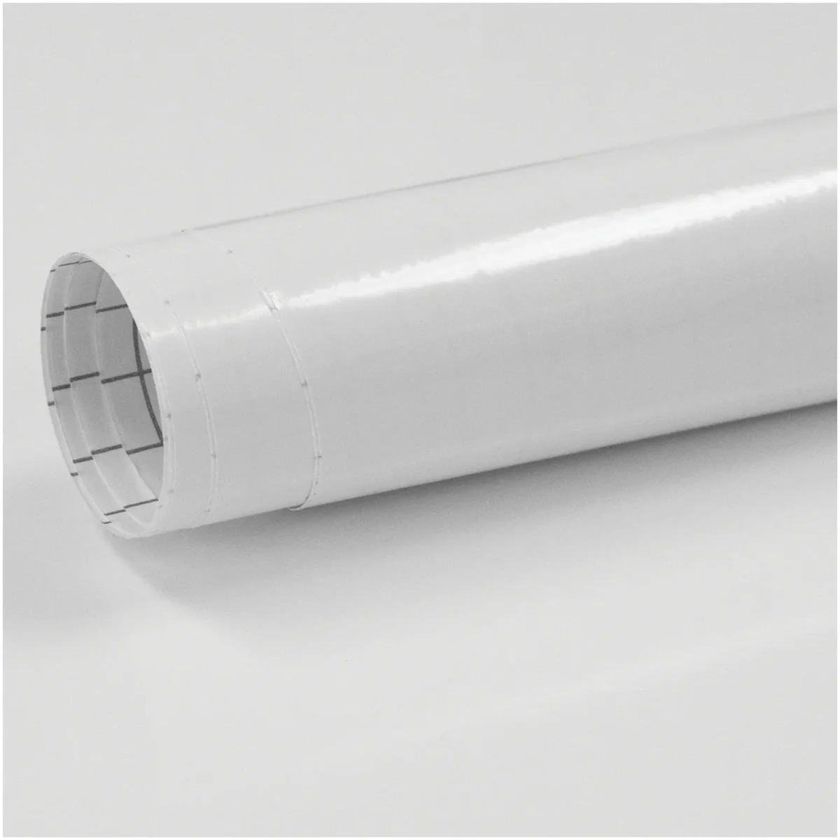 Fablon White Glossy Self Adhesive 2m x 45cm - Image 1