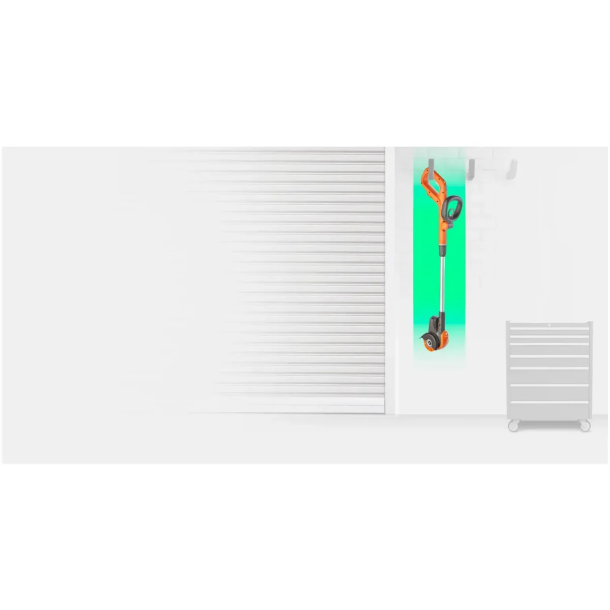 Flymo 18V EasiWeeder Cordless Weed Brush Battery Kit - Image 11