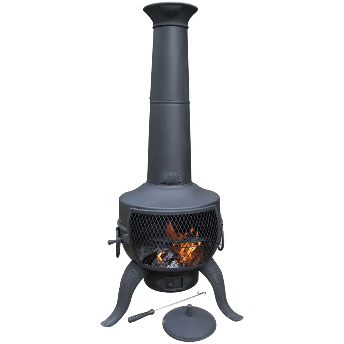 Tia Chimenea Steel Black 137cm - Image 1