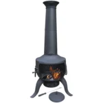 Tia Chimenea Steel Black 137cm
