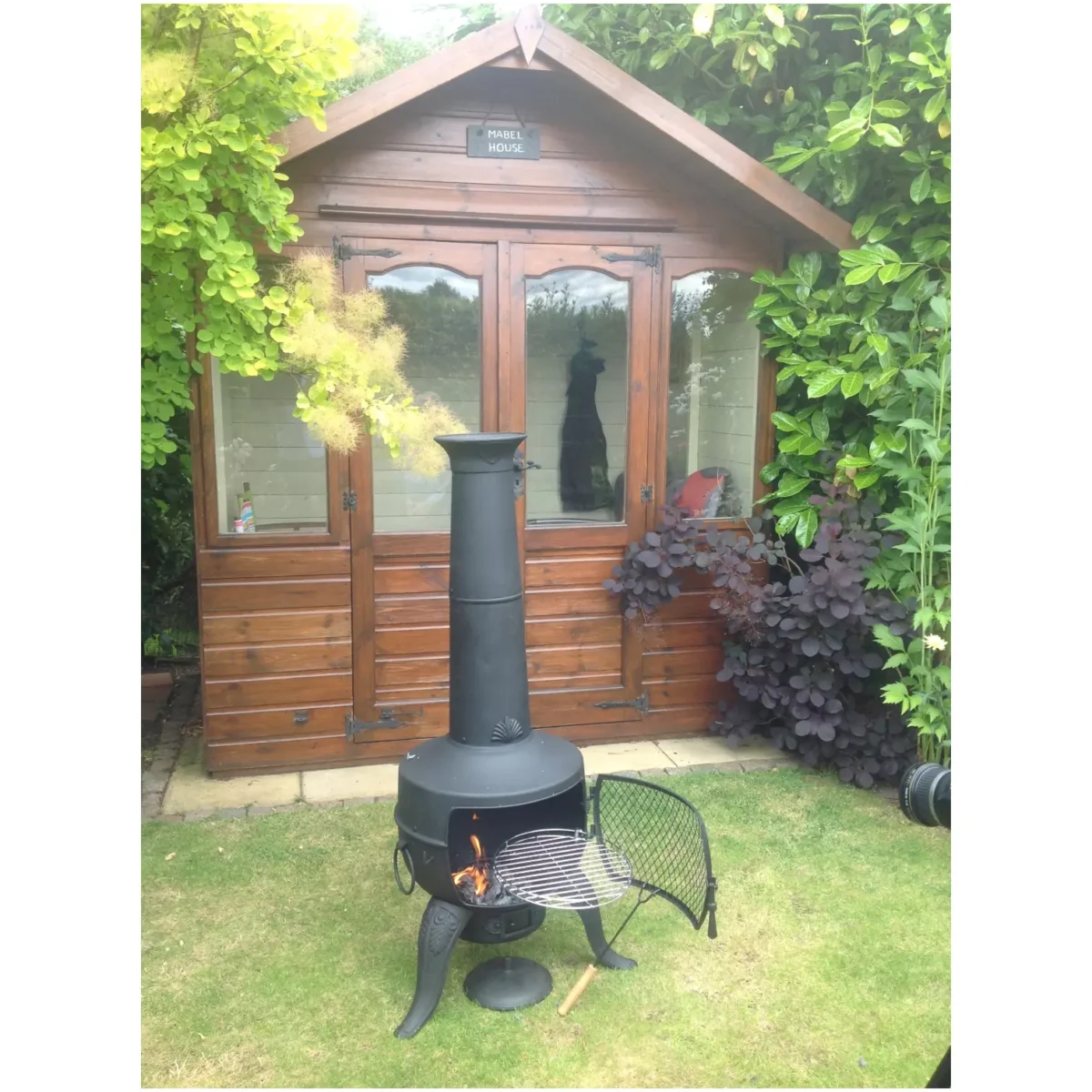 Tia Chimenea Steel Black 137cm - Image 3