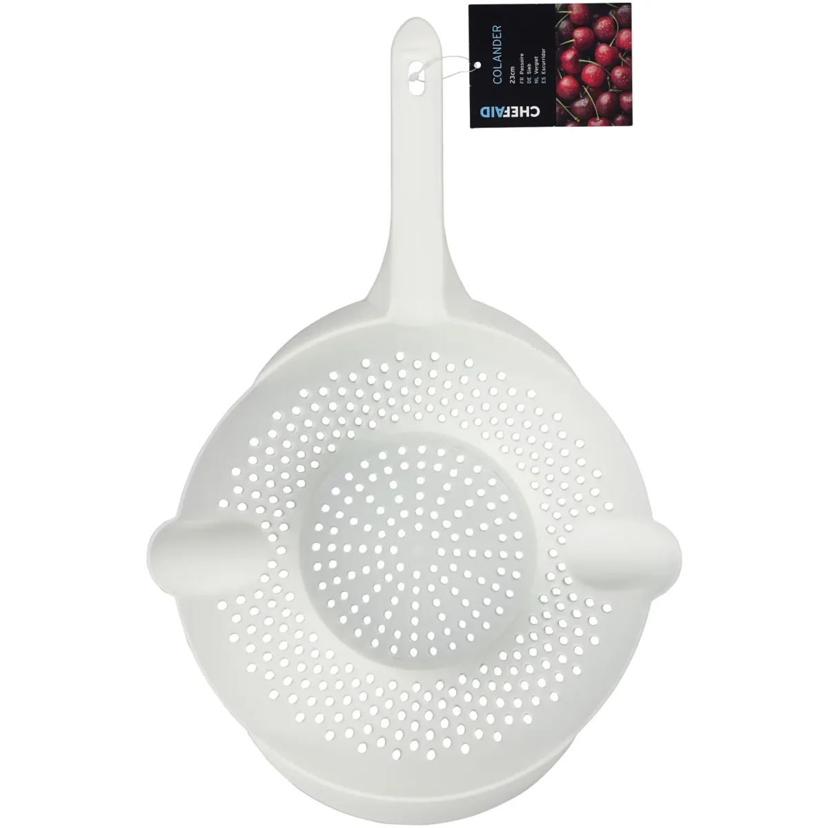 Chef Aid 23cm Colander White - Image 1