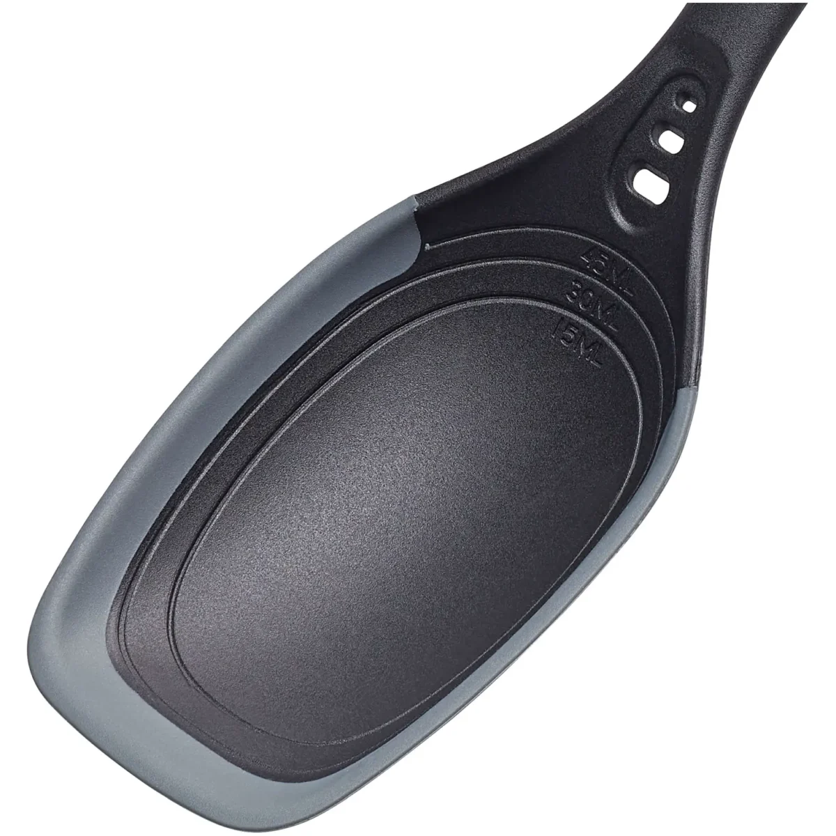 Chef Aid Nylon Spoon With Silicone Edge and Measure - Image 3