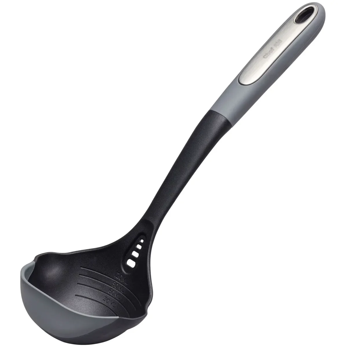 Chef Aid Nylon Ladle With Silicone Edge and Measure - Image 2