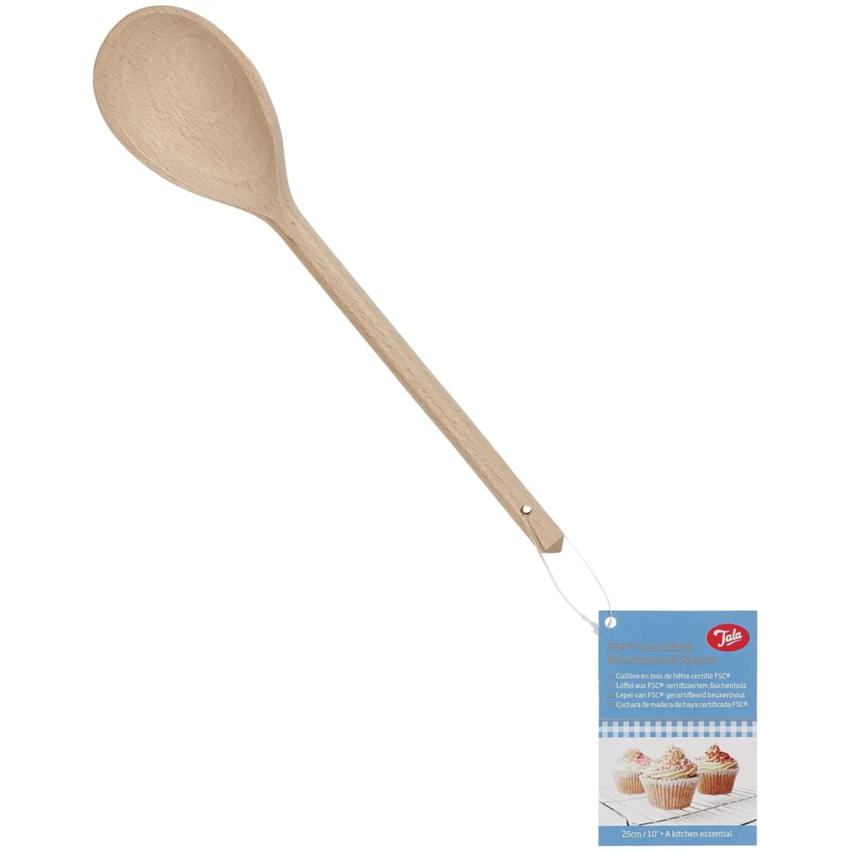 Tala Wooden Spoon 25.5cm(10") - Image 1