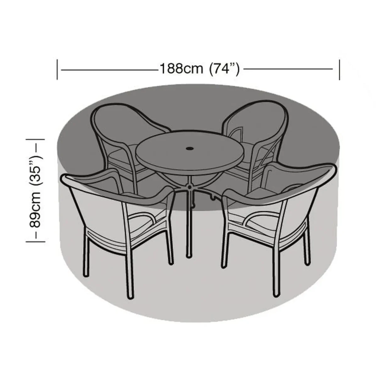 Patio Set Cover Medium - Image 4
