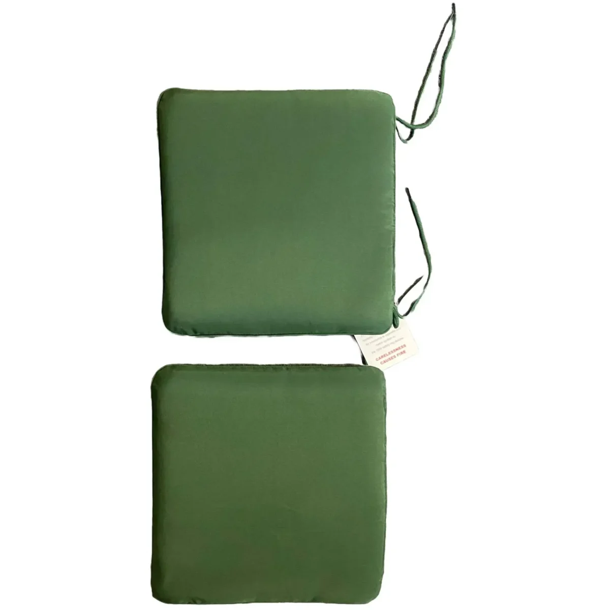 Glencrest Seat Pad 6cm Thick Green Pack of 2 - Image 1