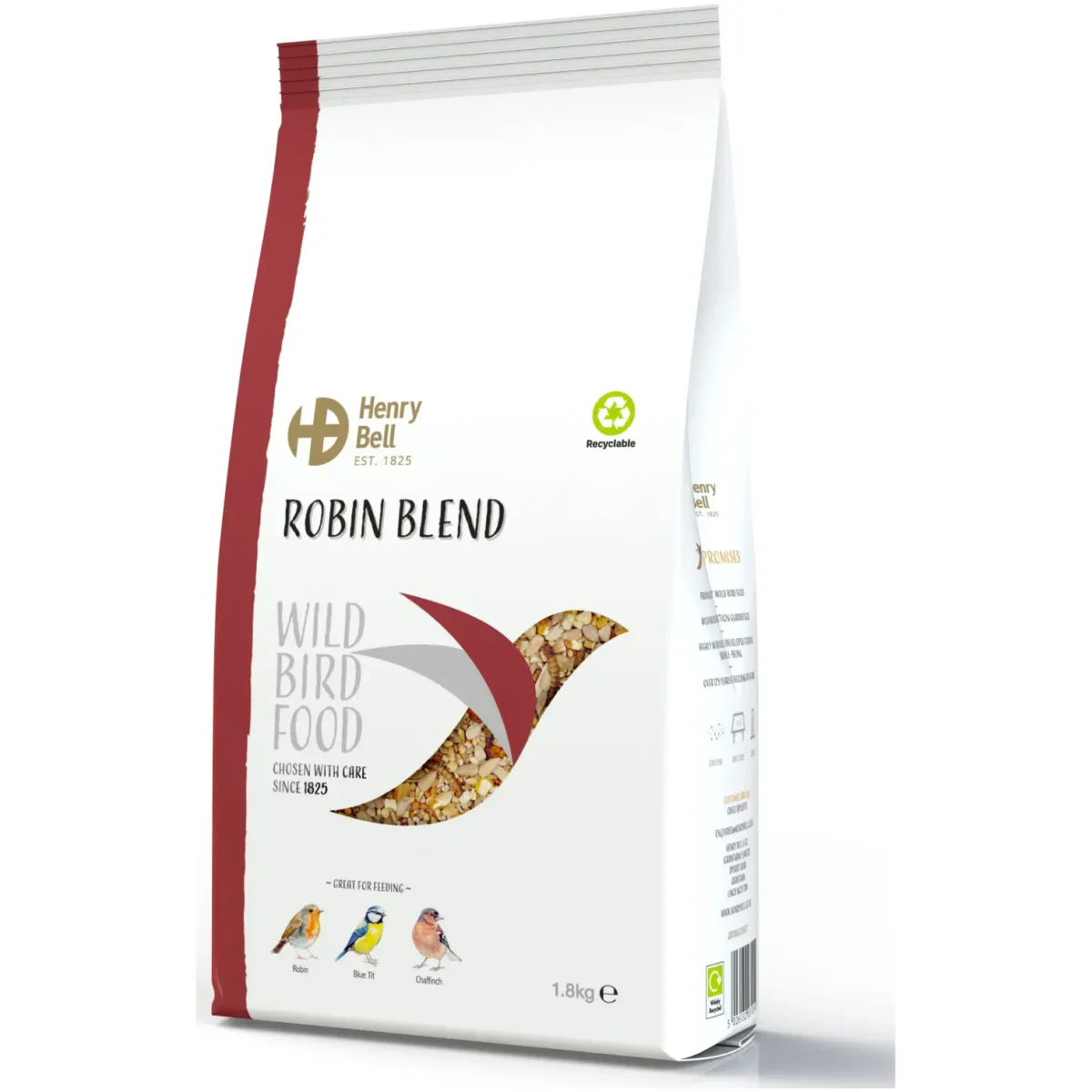 Henry Bell Wild Bird Food Robin Blend 1.8kg - Image 1