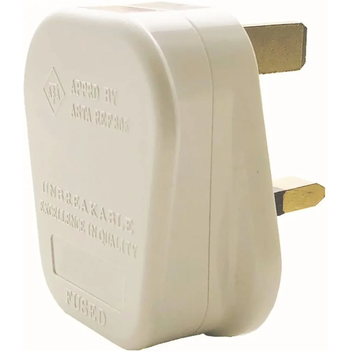 Home Hardware 13A Plug White - Image 1