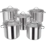 Judge Essentials 20cm Glass Lid Stockpot 5L - Image 2