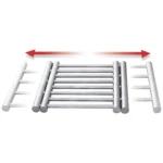 Judge Extendable Trivet Chrome - Image 2