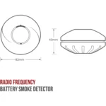 Hispec Compact Interlinked Smoke Alarm - Image 2