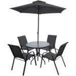 Vienna 6pce Patio Set Textoline