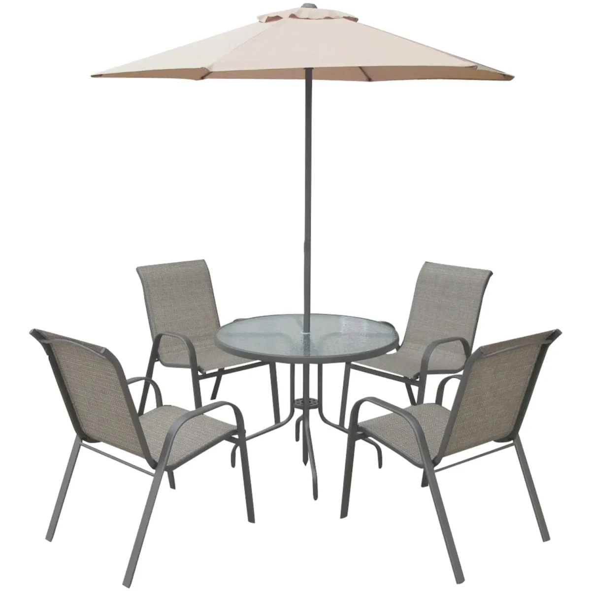 Vienna 6pce Patio Set Textoline - Image 2