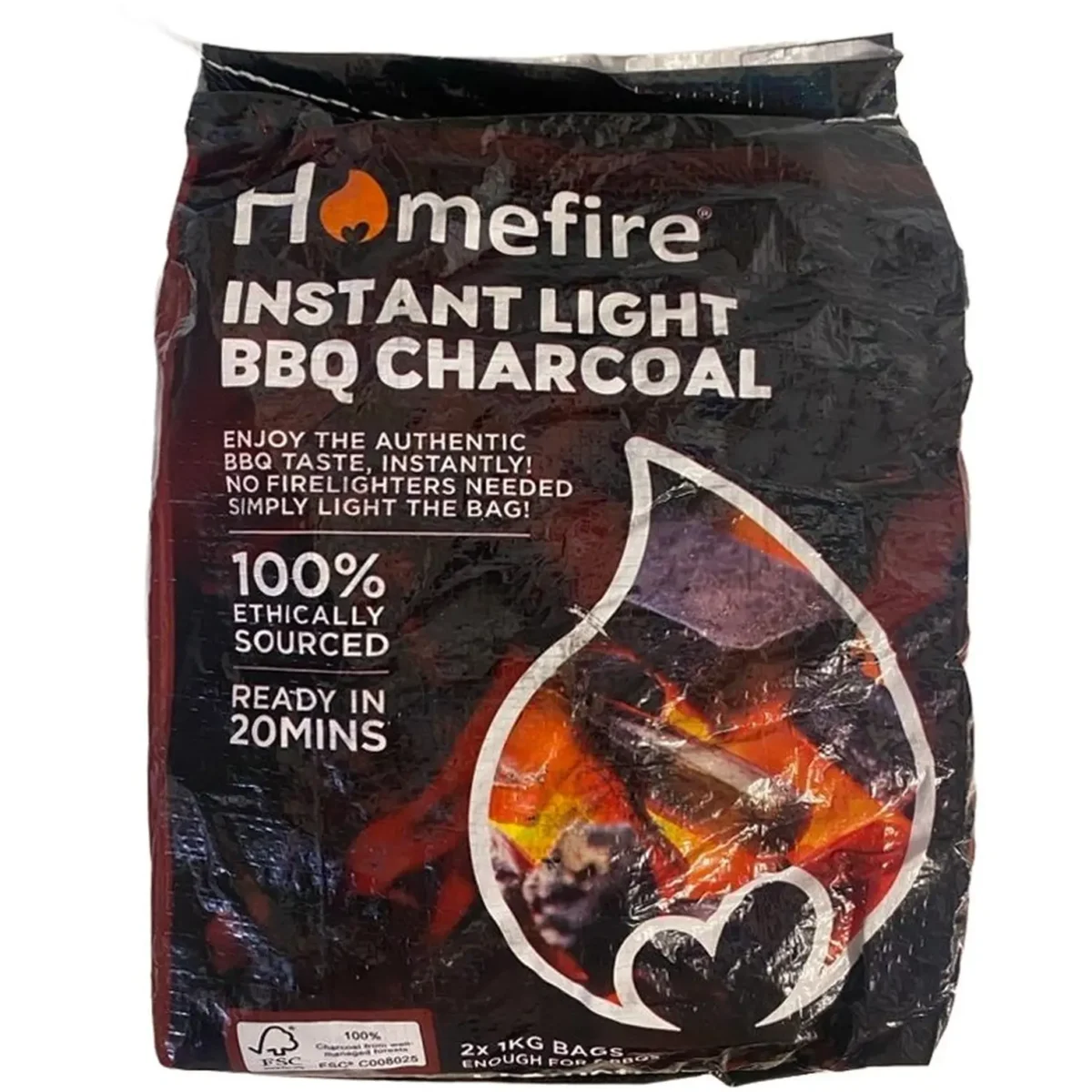 Supagrill InstantLight Charcoal 2kg - Image 1