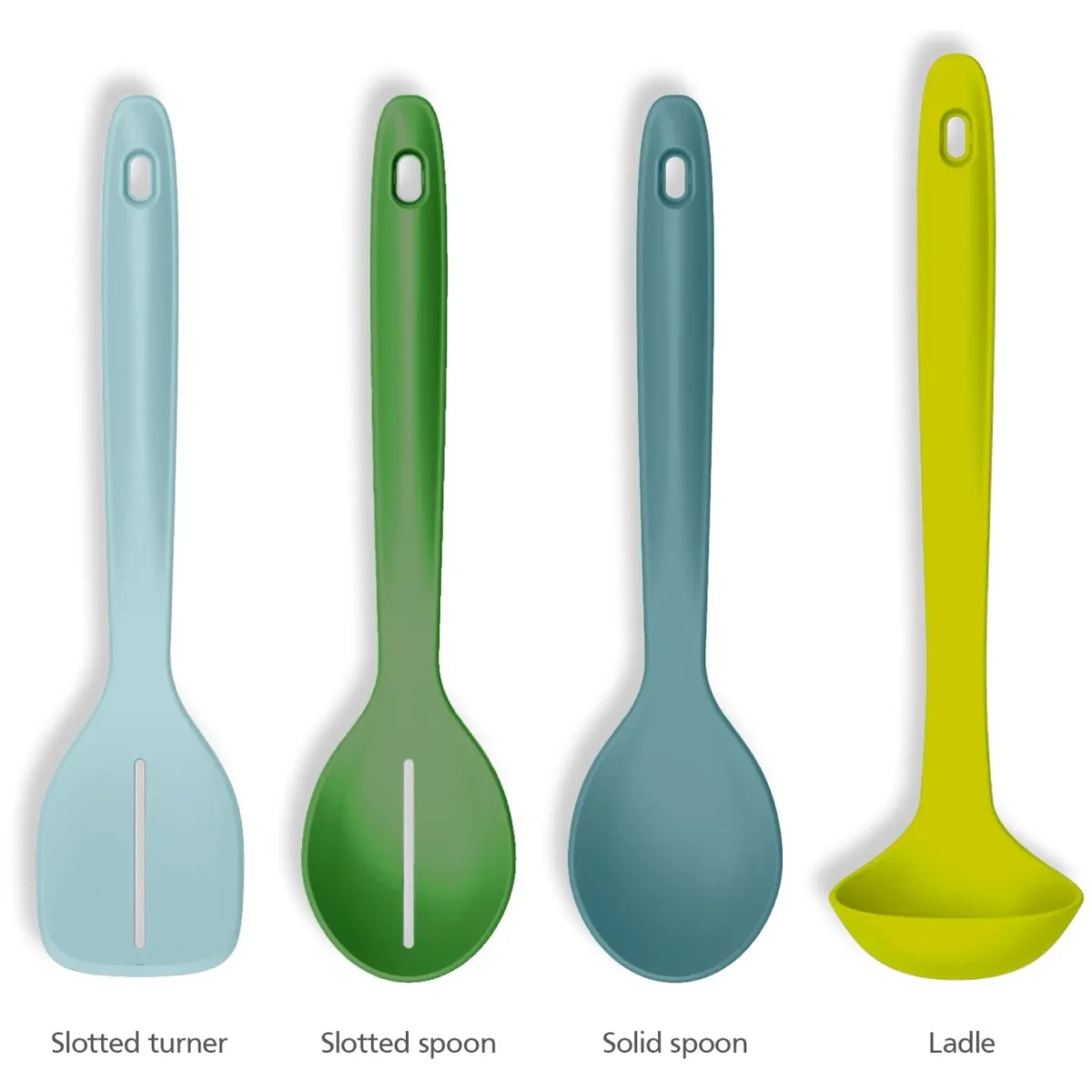 Joseph Joseph Duo 4 Piece Utensil Set With Clip Together Handles - Image 2